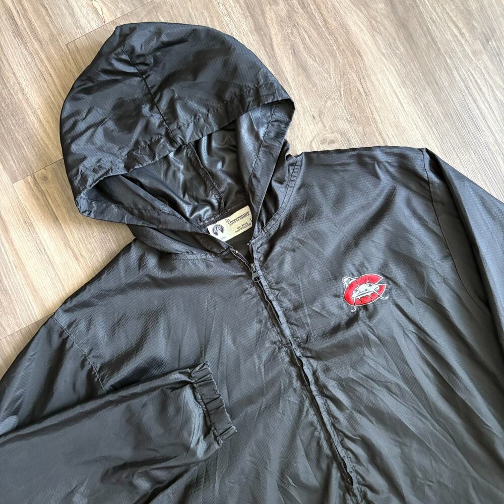 Vintage Carolina Mudcats Windbreaker Jacket Men's Size L Minor League Baseball